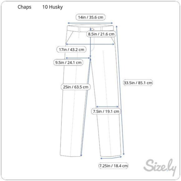 Chaps Boys Performance Khaki Pants 10 Husky Adjustable Waist NWT $34 - Picture 2 of 5